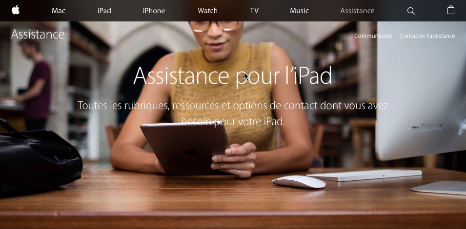 assistance ipad